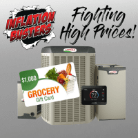 Pre-Inflation Pricing on New HVAC Systems PLUS a $1,000 Grocery Gift Card