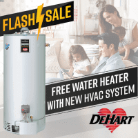 FREE Water Heater with New HVAC System