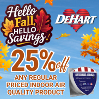 25% OFF Any Regular Priced Indoor Air Quality Product