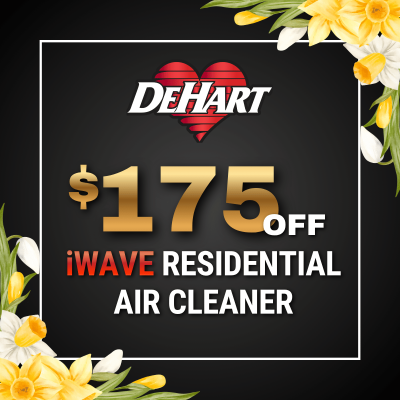 $175 OFF the iWave Residential Air Cleaner