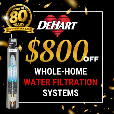$800 Off Whole-Home Water Filtration Systems 