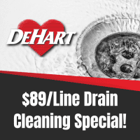 $89/Per Line Drain Cleaning Special!